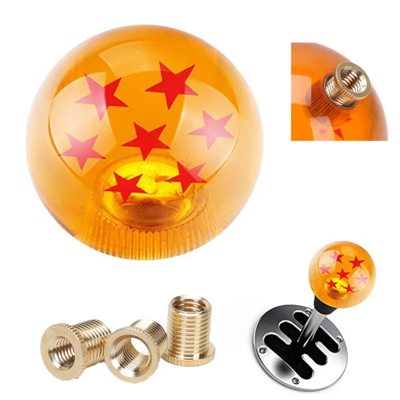 5.5/7.5cm Dragon Ball Car gear shift knob Car Auto Gear Stick Ball Style Shift Lever DBZ Crystal Ball figure PVC Toys
5.5/7.5cm Dragon Ball Car gear shift knob Car Auto Gear Stick Ball Style Shift Lever DBZ Crystal Ball figure PVC Toys