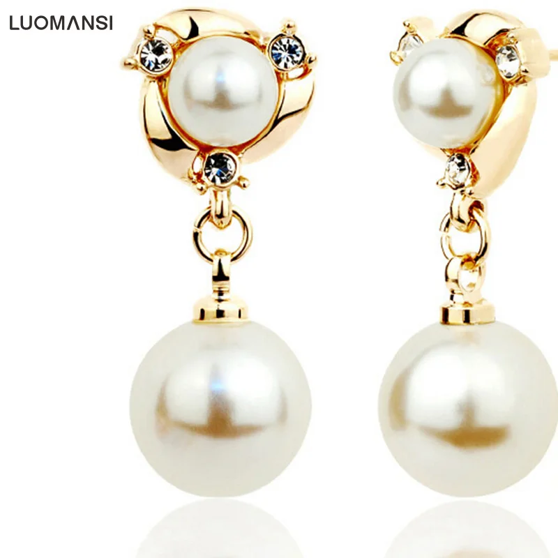 Luomansi Real Imitation Pearl Earrings Sleek Minimalist Natural Pearl Earrings Ladies Wedding Party Preferred Jewelry
Luomansi Real Imitation Pearl Earrings Sleek Minimalist Natural Pearl Earrings Ladies Wedding Party Preferred Jewelry