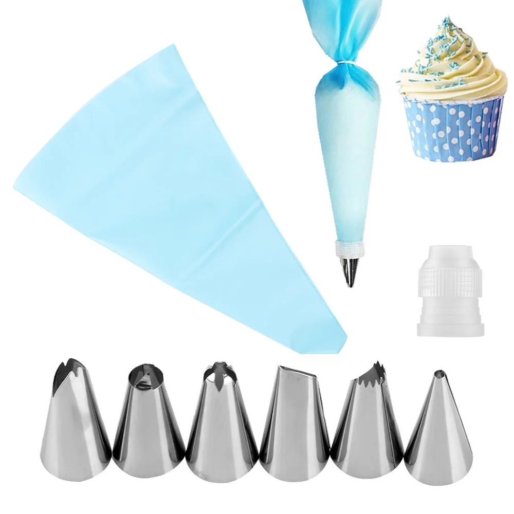 8PCS/Set Stainless Steel Cake Icing Piping Nozzles Fondant Cream Pastry Bag Cake Decorating Baking Tool
8PCS/Set Stainless Steel Cake Icing Piping Nozzles Fondant Cream Pastry Bag Cake Decorating Baking Tool