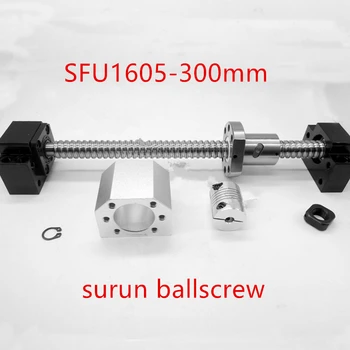 RDBB SFU1605 300mm rolled ball screw C7 with end machined + 1605 ball nut + nut housing + BK/BF12 support + coupler
RDBB SFU1605 300mm rolled ball screw C7 with end machined + 1605 ball nut + nut housing + BK/BF12 support + coupler