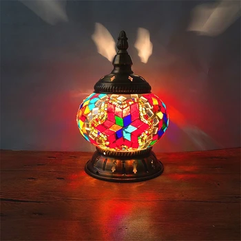 Handworked Art Decor Turkish Lights LED Night Lamp for Restaurants and Cafe Glass Lampshade and E14 Base Bulb Included
Handworked Art Decor Turkish Lights LED Night Lamp for Restaurants and Cafe Glass Lampshade and E14 Base Bulb Included