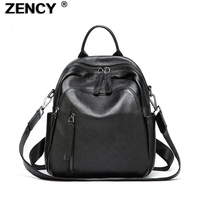 ZENCY Fashion Soft 100% Real Genuine Leather Women Backpacks Ladies Girls Cow Skin School Casual Shopping Shoulder Bag Female
ZENCY Fashion Soft 100% Real Genuine Leather Women Backpacks Ladies Girls Cow Skin School Casual Shopping Shoulder Bag Female