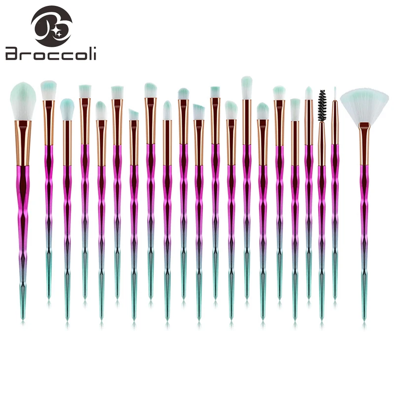 Broccoli 20pcs Makeup Brushes Set Cosmetic Eyebrow Eyeliner Blush Concealer Foundation Brushes Pincel Maquiagem Make up Brush
Broccoli 20pcs Makeup Brushes Set Cosmetic Eyebrow Eyeliner Blush Concealer Foundation Brushes Pincel Maquiagem Make up Brush