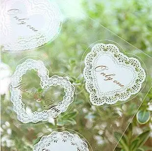 Fre ship!1lot=42pc! Printed loving romantic lace bow transparent PVC stickers/fashion DIY Mobile Phone Scrapbooking sticker
Fre ship!1lot=42pc! Printed loving romantic lace bow transparent PVC stickers/fashion DIY Mobile Phone Scrapbooking sticker