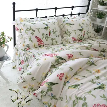 Princess pastoral bird bedding set,cotton twin full queen king,single double home textile pillow cases quilt cover bed skirt
Princess pastoral bird bedding set,cotton twin full queen king,single double home textile pillow cases quilt cover bed skirt