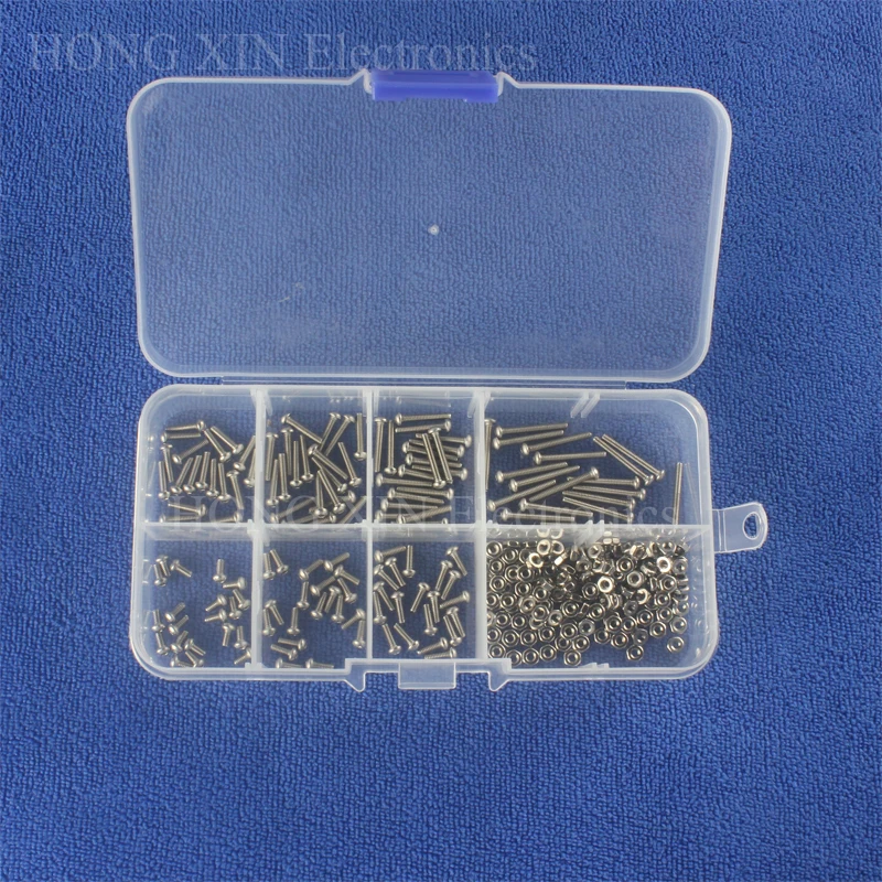 280pcs/Set M2 Screws Stainless Steel SS304 Button Hex Socket Head Screws and Nuts Screw Practical Fastener Bolt Nut
280pcs/Set M2 Screws Stainless Steel SS304 Button Hex Socket Head Screws and Nuts Screw Practical Fastener Bolt Nut