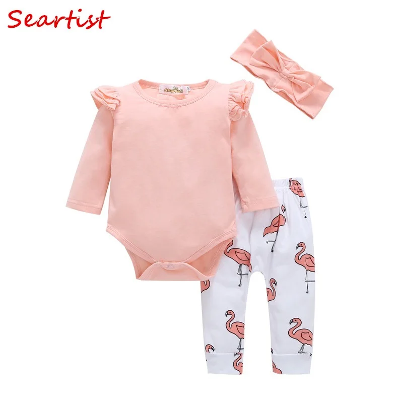 Seartist Baby Girls Clothing Set Baby Girl Clothes 3Pcs Romper+Pants+Headband Newborn Clothes Girls Clothes Jumpsuit 2019 31
Seartist Baby Girls Clothing Set Baby Girl Clothes 3Pcs Romper+Pants+Headband Newborn Clothes Girls Clothes Jumpsuit 2019 31