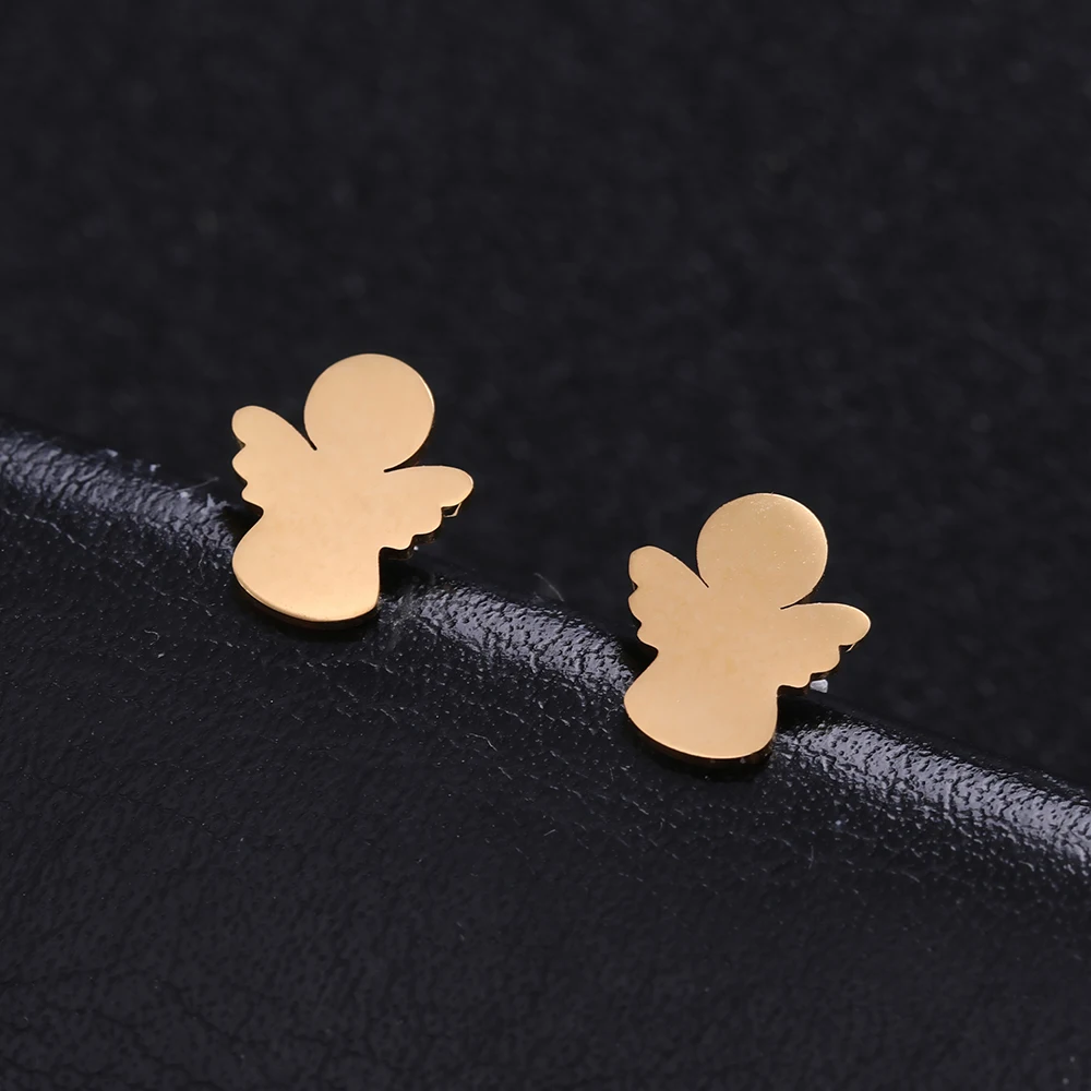 Skyrim Gold Guardian Angel Mini Stud Earrings Fashion Stainless Steel Jewelry Statement Earring for Women Girls Kids Gift
Skyrim Gold Guardian Angel Mini Stud Earrings Fashion Stainless Steel Jewelry Statement Earring for Women Girls Kids Gift