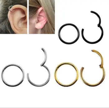 1PC G23 Titanium Hinged Segment Nose Ring 16g&14g Nipple Clicker Ear Cartilage Tragus Helix Lip Piercing Unisex Fashion Jewelry
1PC G23 Titanium Hinged Segment Nose Ring 16g&14g Nipple Clicker Ear Cartilage Tragus Helix Lip Piercing Unisex Fashion Jewelry