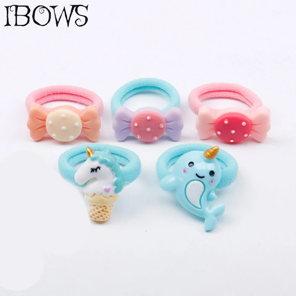 5Pcs/Lot Kawaii Hair Accessories Kids Nylon Hair Bands Unicorn/Candy/Shamrock Elastic Hair Rope For Girls Baby Headwear
5Pcs/Lot Kawaii Hair Accessories Kids Nylon Hair Bands Unicorn/Candy/Shamrock Elastic Hair Rope For Girls Baby Headwear