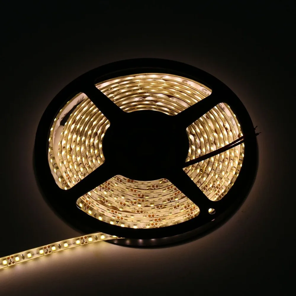 

Non-waterproof 5M 3528 600LED Strip Light High Brightness DC 12V 120 LED/m 3A 36W Tape Lamp Party Home Decoration AU Plug