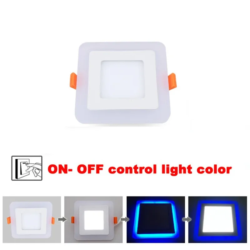 Dual Color Panel Downlight