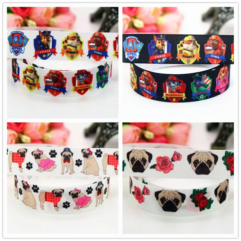 DHK 7/8'' 5yards dog lovely pug bulldog printed grosgrain Ribbon headwear hair bow diy party decoration OEM 22mm C1180
DHK 7/8'' 5yards dog lovely pug bulldog printed grosgrain Ribbon headwear hair bow diy party decoration OEM 22mm C1180