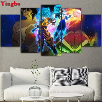 5pcs/set Needlework 5D DIY Diamond Painting Dragon Ball Z picture Full Square Round Diamond Embroidery Mosaic wall decortion
5pcs/set Needlework 5D DIY Diamond Painting Dragon Ball Z picture Full Square Round Diamond Embroidery Mosaic wall decortion