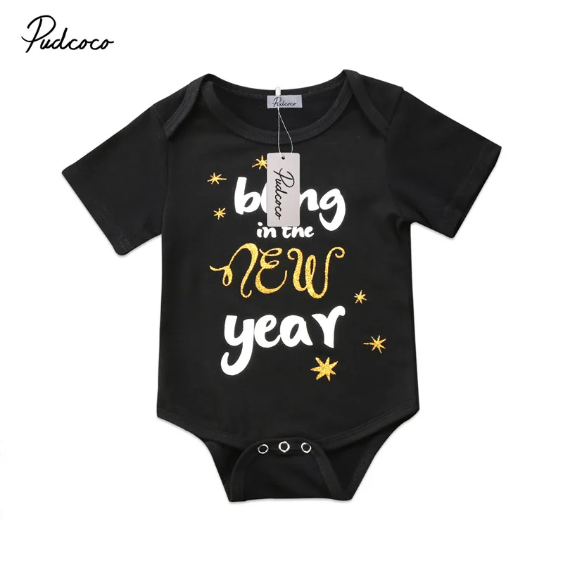 Infant Baby Girls Boys New Years Romper Baby Clothes Letter Printing Casual Cotton Playsuit Outfits Clothes For 3-18M Baby
Infant Baby Girls Boys New Years Romper Baby Clothes Letter Printing Casual Cotton Playsuit Outfits Clothes For 3-18M Baby