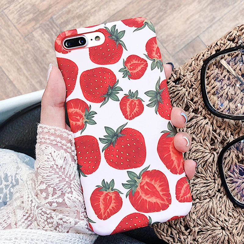 2018 Cute Summer Fruit Strawberry Soft Tpu Back Cover Lovely Cartoon for Iphone 7 for 6 6s 8 Plus X Phone Cases Capa
2018 Cute Summer Fruit Strawberry Soft Tpu Back Cover Lovely Cartoon for Iphone 7 for 6 6s 8 Plus X Phone Cases Capa