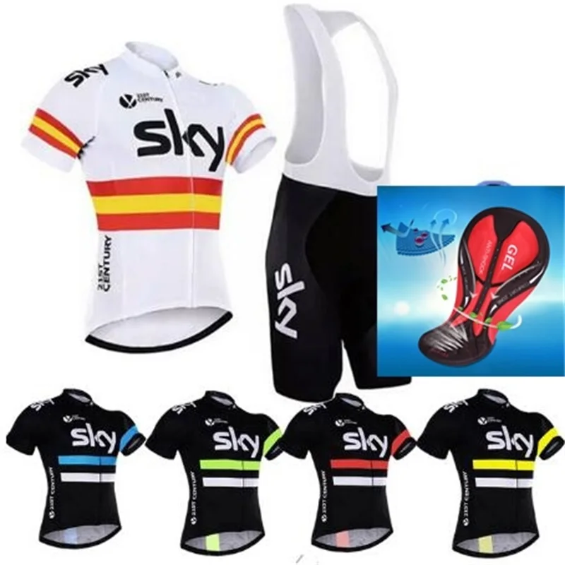 Pro Team SKY Cycling Jersey Ropa Ciclismo Breathable Bicicleta Cycling Clothing Maillot Ciclismo Mtb Bicycle Clothing 2018
Pro Team SKY Cycling Jersey Ropa Ciclismo Breathable Bicicleta Cycling Clothing Maillot Ciclismo Mtb Bicycle Clothing 2018