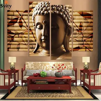 (No frame) Buddha Canvas Painting 4 Panel Wall Painting picture print On Canvas home decoration for living room wholesale
(No frame) Buddha Canvas Painting 4 Panel Wall Painting picture print On Canvas home decoration for living room wholesale
