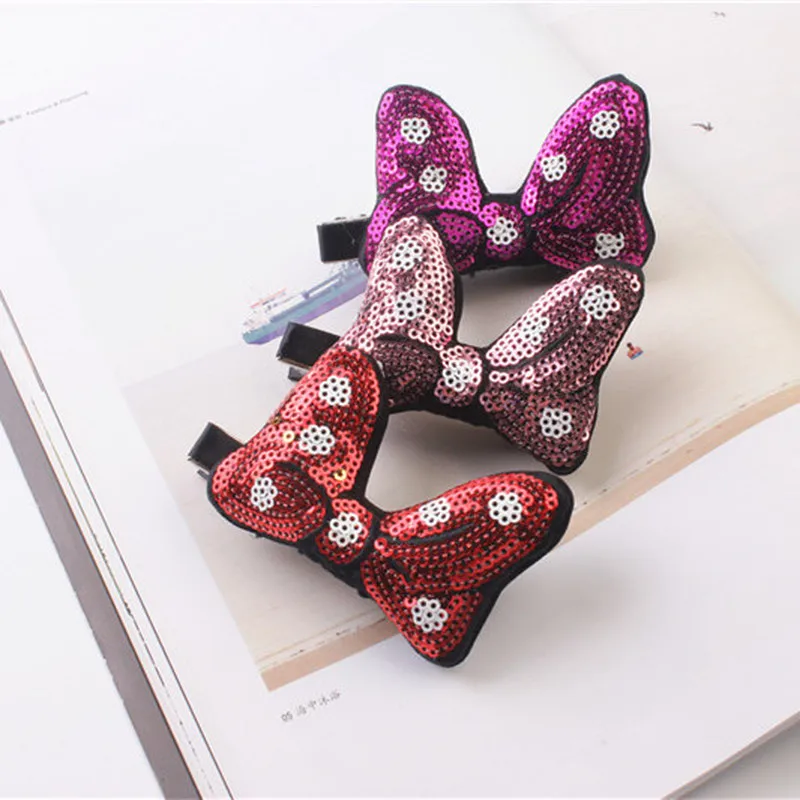 Korean Simple Cartoon Minnie Bow Sequins Hairpins Hair Clip for Child Girl Fashion Hair Accessories Headwear
Korean Simple Cartoon Minnie Bow Sequins Hairpins Hair Clip for Child Girl Fashion Hair Accessories Headwear