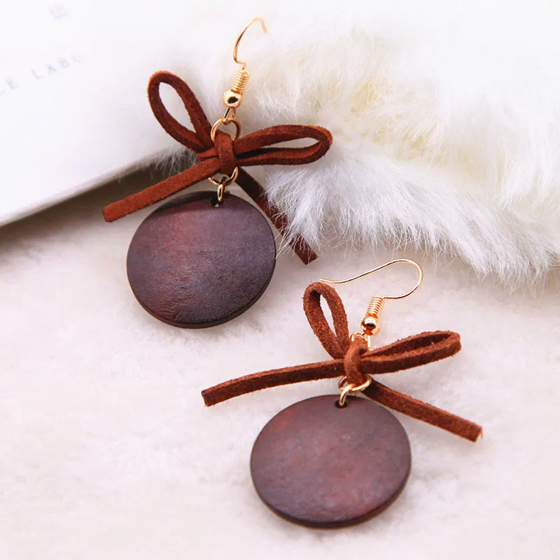 Vintage Brown Bowknot Round Geometry Drop Earrings For Women High Quality Statement Ear Jewelry For Party Banquet Gift
Vintage Brown Bowknot Round Geometry Drop Earrings For Women High Quality Statement Ear Jewelry For Party Banquet Gift