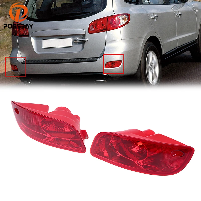 POSSBAY Car Tail Light Turn Signal Housing Rear Bumper Reflector Red Fog Lights for Hyundai Santa Fe (CM) 2007-2009 Pre-facelift
POSSBAY Car Tail Light Turn Signal Housing Rear Bumper Reflector Red Fog Lights for Hyundai Santa Fe (CM) 2007-2009 Pre-facelift