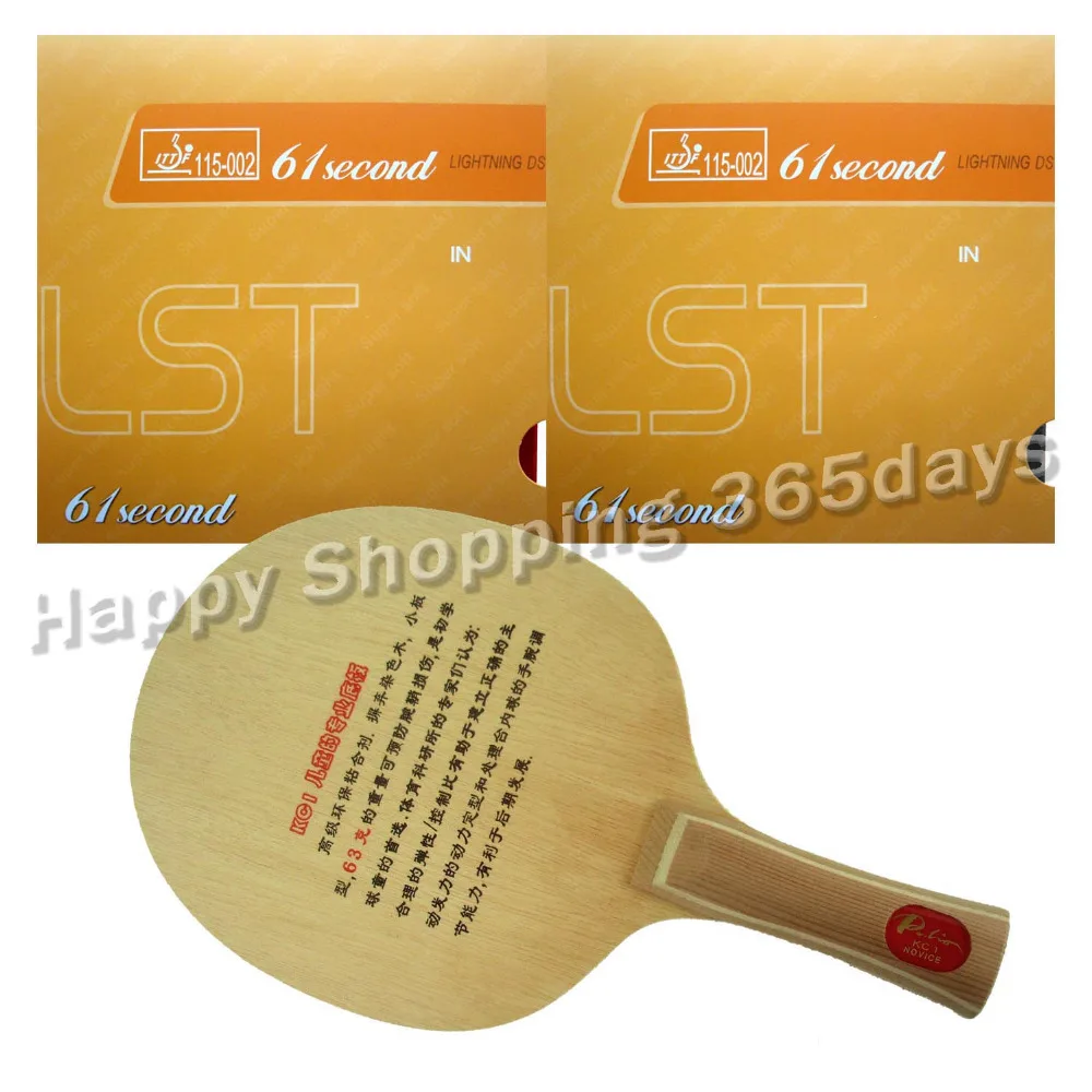 Original Pro Table Tennis Combo Racket Palio KC1 for children Blade with 2x 61second Lightning DS LST Rubbers Long shakehand FL
Original Pro Table Tennis Combo Racket Palio KC1 for children Blade with 2x 61second Lightning DS LST Rubbers Long shakehand FL