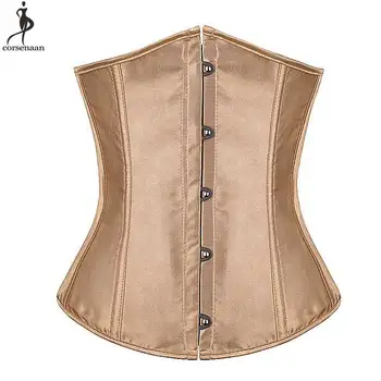 Satin Underbust Corset Solid Color Corsets Women Plus Size 6XL Korset Push Up Waist Slimming Cincher Bustier Sexy Boned Corselet
Satin Underbust Corset Solid Color Corsets Women Plus Size 6XL Korset Push Up Waist Slimming Cincher Bustier Sexy Boned Corselet
