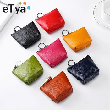eTya Vintage Coin Purse Genuine Leather Women Men Kids Mini Wallet Ladies Female Zipper Small Coin Credit Card Key Ring Wallets
eTya Vintage Coin Purse Genuine Leather Women Men Kids Mini Wallet Ladies Female Zipper Small Coin Credit Card Key Ring Wallets