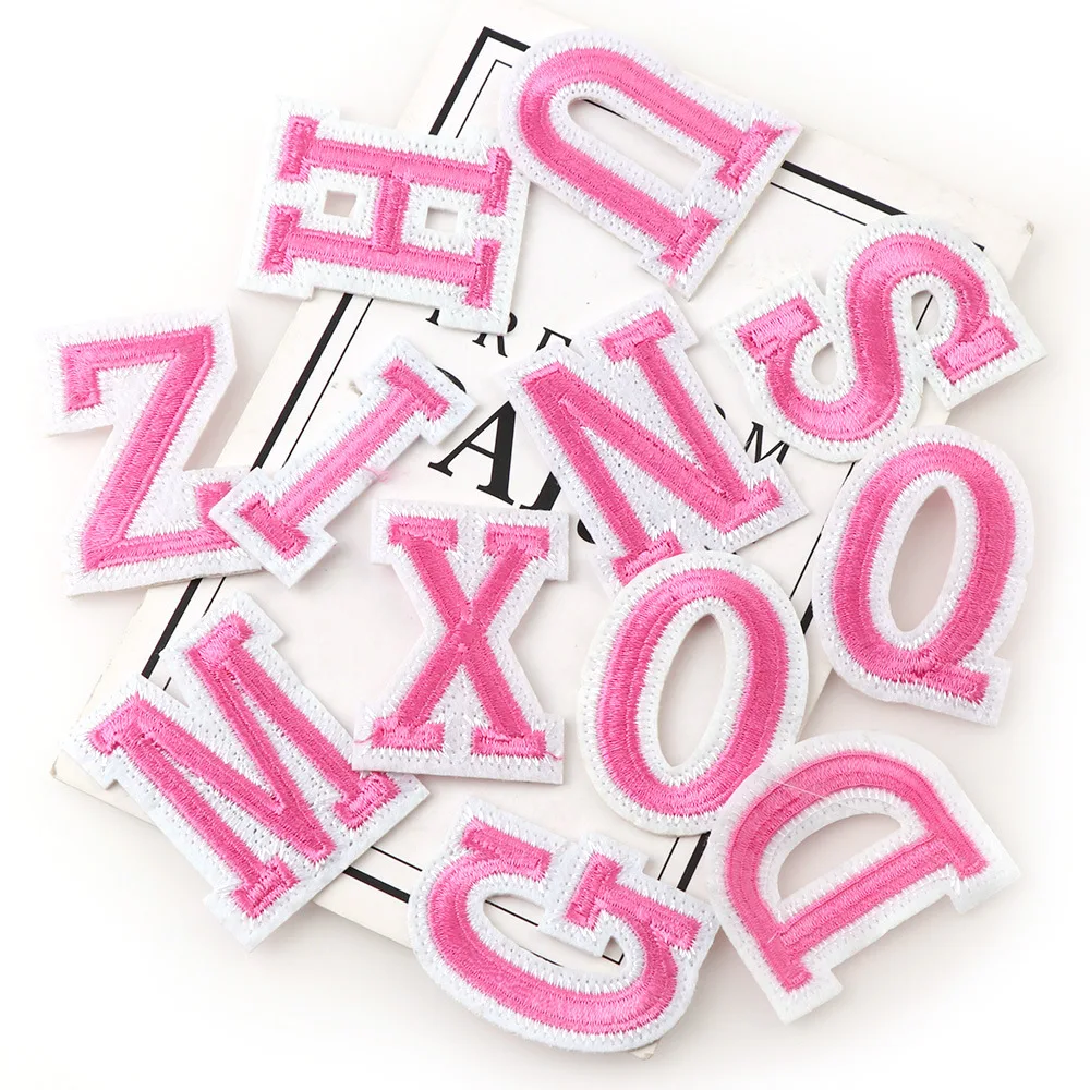 English Alphabet Letter Embroidery Patches DIY hot Melt Adhesive Sew On Brand Cloth Accessories stickers Applique name patches
English Alphabet Letter Embroidery Patches DIY hot Melt Adhesive Sew On Brand Cloth Accessories stickers Applique name patches