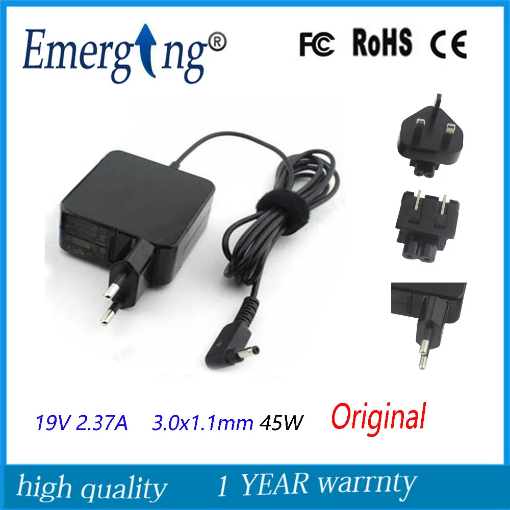 19V 2.37A 3.0x1.1mm Charger Power Supply Original AC Laptop Adapter For Asus Zenbook UX31E-DH72
19V 2.37A 3.0x1.1mm Charger Power Supply Original AC Laptop Adapter For Asus Zenbook UX31E-DH72