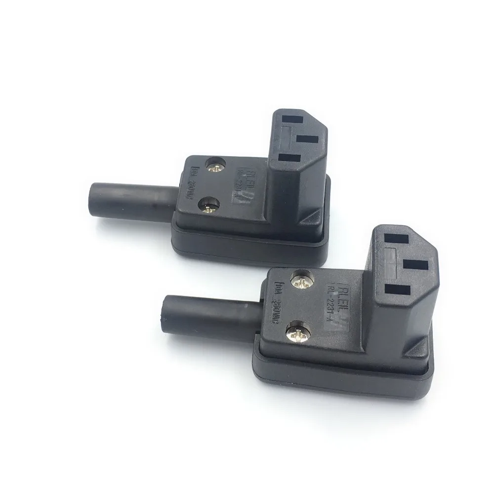 1pcs C13 Power Plug 90 Degree Angled IEC 320 C13 Female Plug AC 10A / 250V Power Cord Cable Connector for traveller Home
1pcs C13 Power Plug 90 Degree Angled IEC 320 C13 Female Plug AC 10A / 250V Power Cord Cable Connector for traveller Home