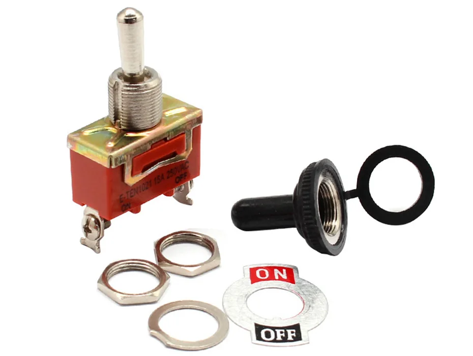 Водонепроницаемый пластиковый тумблер FILN 15A 250V SPDT DPST DPDT ...
