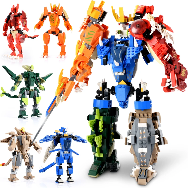 5 IN1 DIY Transformation Robot Building Blocks Dinosaur Toy Compatible Legoed Technic Building Blocks Kid Gift Toys For Children
5 IN1 DIY Transformation Robot Building Blocks Dinosaur Toy Compatible Legoed Technic Building Blocks Kid Gift Toys For Children