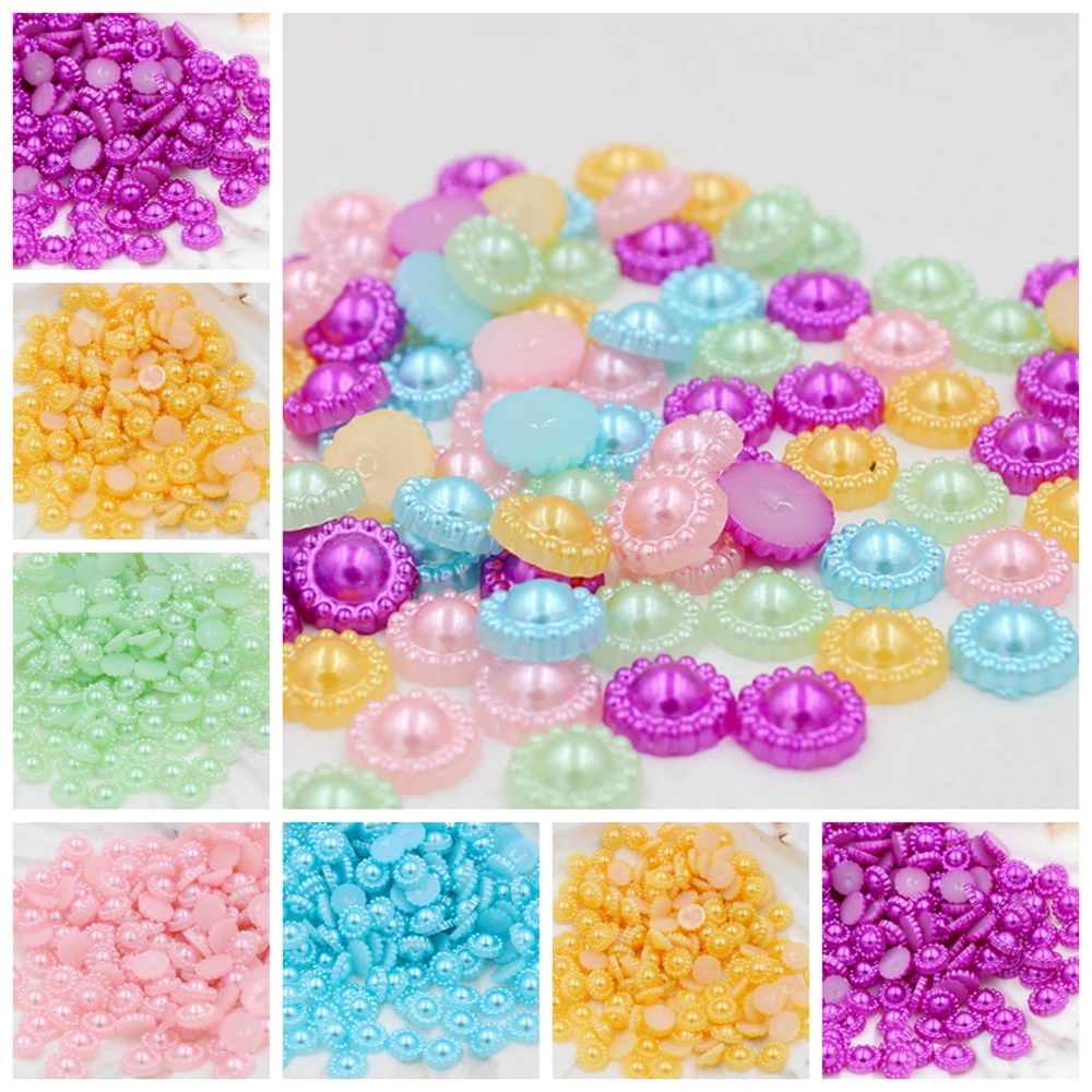 Free Shipping 9mm 144pcs/Lot Flower Flat Back Half Round Imitation Pearl Beads Cameo Cabochon Beads Diy Jewelry Finding Making
Free Shipping 9mm 144pcs/Lot Flower Flat Back Half Round Imitation Pearl Beads Cameo Cabochon Beads Diy Jewelry Finding Making