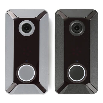 Wifi Doorbell Smart Wireless 720P Video Camera Cloud Storage Door Bell Cam Waterproof Home Security House Bell Black Gray
Wifi Doorbell Smart Wireless 720P Video Camera Cloud Storage Door Bell Cam Waterproof Home Security House Bell Black Gray