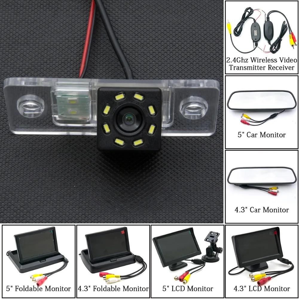 8LED Car Rear View Camera Reverse 4.3" 5" Backup Parking Monitor For VW Bora Jetta Touareg Tiguan Passat B5 B6 Golf Polo Santana
8LED Car Rear View Camera Reverse 4.3" 5" Backup Parking Monitor For VW Bora Jetta Touareg Tiguan Passat B5 B6 Golf Polo Santana