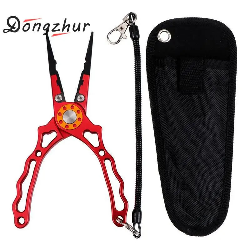 Stainless Steel Fishing Pliers Clamp Split Ring Tungsten Steel Blade Line Cutter Multifunction Fishing Tackle Tool With Bag
Stainless Steel Fishing Pliers Clamp Split Ring Tungsten Steel Blade Line Cutter Multifunction Fishing Tackle Tool With Bag