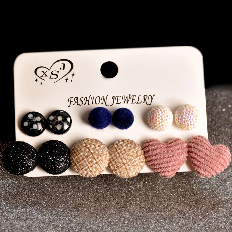 New fashion women's jewelry girls' birthday party Pearl ear stud mix beautiful gorgeous 6 pairs /set earrings gift free shipping
New fashion women's jewelry girls' birthday party Pearl ear stud mix beautiful gorgeous 6 pairs /set earrings gift free shipping