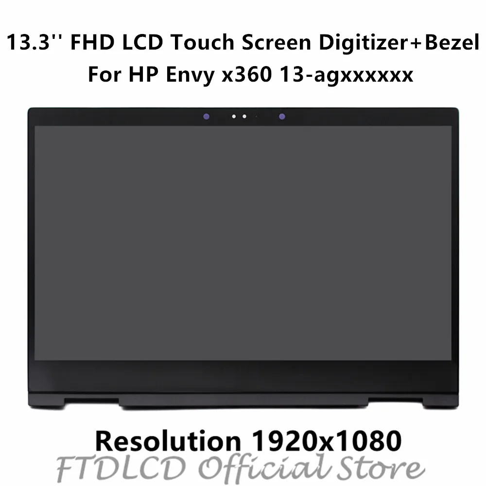 FTDLCD For HP Envy x360 13-ag0029ur 13-ag0999na 13-ag0002n13.3'' FHD LCD Touch Screen Digitizer Assembly+Bezel 1080P
FTDLCD For HP Envy x360 13-ag0029ur 13-ag0999na 13-ag0002n13.3'' FHD LCD Touch Screen Digitizer Assembly+Bezel 1080P