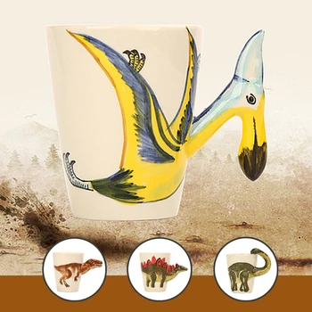 3D Cute Dinosaur Mugs Creative Hand Painted Ceramic Mugs Child Tea Cup Fashion Coffee Cups Novelty Gifts Funny Mug Personalized
3D Cute Dinosaur Mugs Creative Hand Painted Ceramic Mugs Child Tea Cup Fashion Coffee Cups Novelty Gifts Funny Mug Personalized