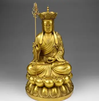 16 Tibet Brass Copper Tangseng Jizo Ksitigarbha Di Zang King Bead Buddha Statue
16 Tibet Brass Copper Tangseng Jizo Ksitigarbha Di Zang King Bead Buddha Statue