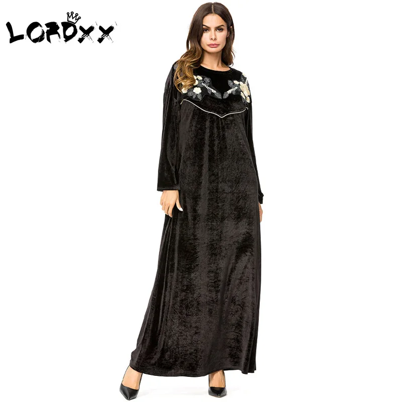 LORDXX Vintage Long Sleeve Abaya Plus Size Maxi Islamic Turkey Elegant Dress Muslim Apparel Long Women's Turkish Maxi Dress
LORDXX Vintage Long Sleeve Abaya Plus Size Maxi Islamic Turkey Elegant Dress Muslim Apparel Long Women's Turkish Maxi Dress