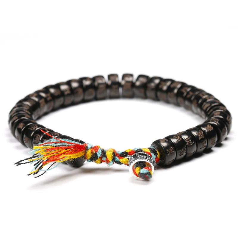 Tibetan buddhist Hand Braided Cotton thread Bracelet Women Men Natural Coconut shell beads Carved OM Mani Padme Hum Jewelry
Tibetan buddhist Hand Braided Cotton thread Bracelet Women Men Natural Coconut shell beads Carved OM Mani Padme Hum Jewelry