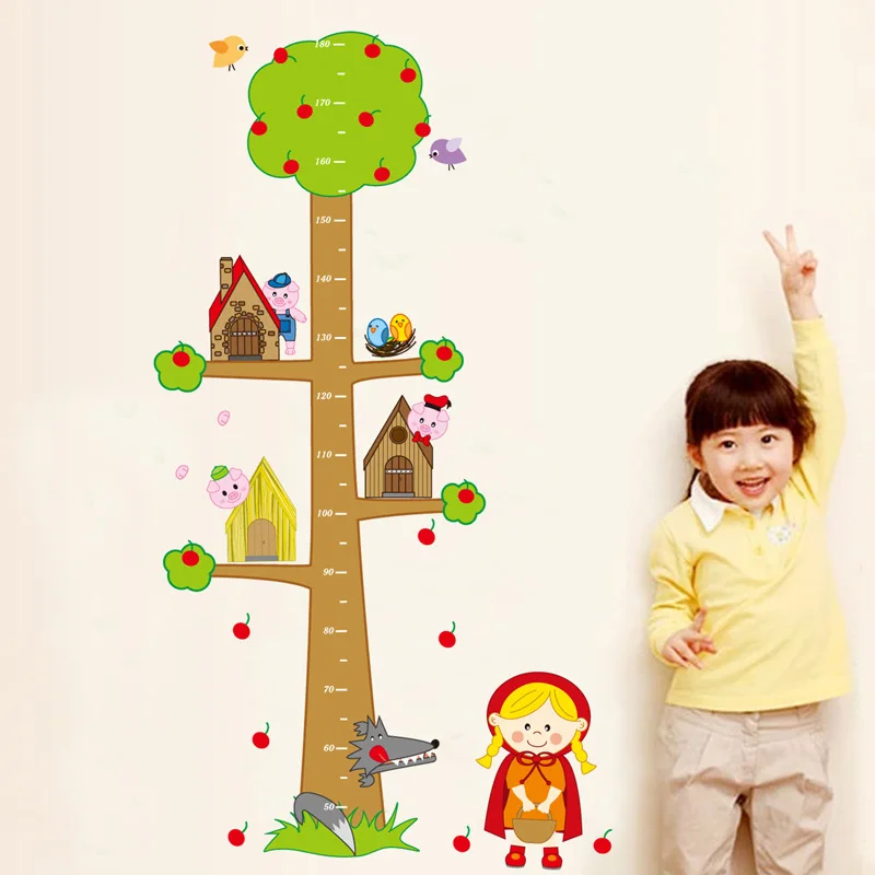 Cartoon Animals Apple Tree Height Measure Wall Stickers for Kids room Bedroom Kindergarten Eco-friendly Vinyl Art Decals dc8
Cartoon Animals Apple Tree Height Measure Wall Stickers for Kids room Bedroom Kindergarten Eco-friendly Vinyl Art Decals dc8
