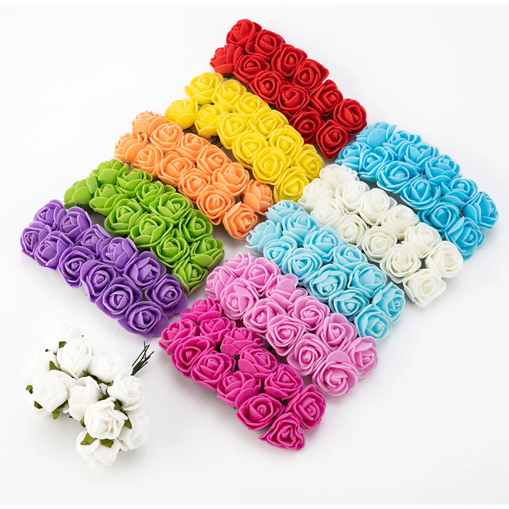 144pcs Rose Artificial Flowers Decoration Foam Bouquet for Teddy Bear Wedding Party Decorations Scrapbooking Craft DIY Supplies
144pcs Rose Artificial Flowers Decoration Foam Bouquet for Teddy Bear Wedding Party Decorations Scrapbooking Craft DIY Supplies