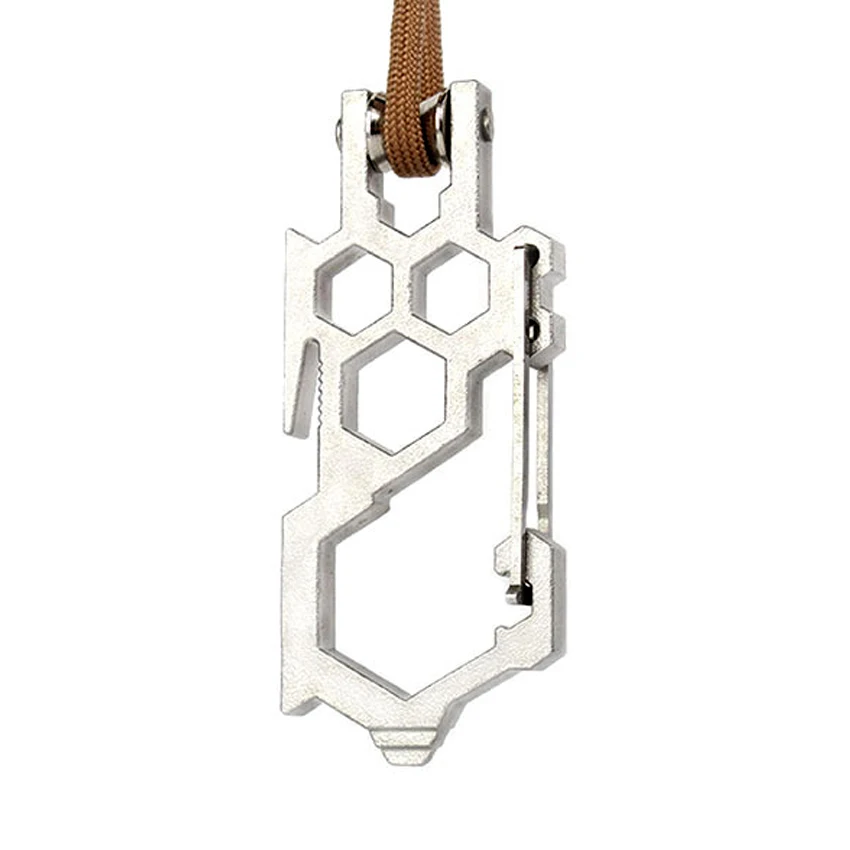 Outdoor Stainless Steel Pulley Carabiner Opener Rope Hang Pulley Buckle Hexagon Wrench Biner Multifunction EDC Tools equip
Outdoor Stainless Steel Pulley Carabiner Opener Rope Hang Pulley Buckle Hexagon Wrench Biner Multifunction EDC Tools equip