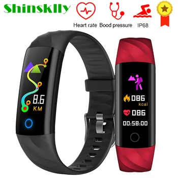 Smart Bracelet Blood Pressure Pedometer Fitness Band IP68 Waterproof Sleep Tracker Heart Rate Monitor Wristband Men Women
Smart Bracelet Blood Pressure Pedometer Fitness Band IP68 Waterproof Sleep Tracker Heart Rate Monitor Wristband Men Women