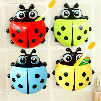 Cute Cartoon Ladybug Sucker Toothbrush Holder Suction Hooks Household Items Bathroom Toothbrush Rack Bathroom Accessories
Cute Cartoon Ladybug Sucker Toothbrush Holder Suction Hooks Household Items Bathroom Toothbrush Rack Bathroom Accessories