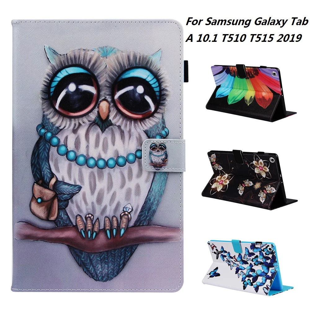 Фото Чехол для планшета Samsung Galaxy Tab A 2019 SM-T510 SM T515 T510 из искусственной кожи  Компьютеры | Чехлы для планшетов и электронных книг (33036333206)