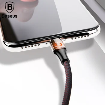 Baseus Intelligent Power off USB Charging Cable for iPhone X 8 6 breathing lighting USB Cable Automatic power-off Charger Cable
Baseus Intelligent Power off USB Charging Cable for iPhone X 8 6 breathing lighting USB Cable Automatic power-off Charger Cable